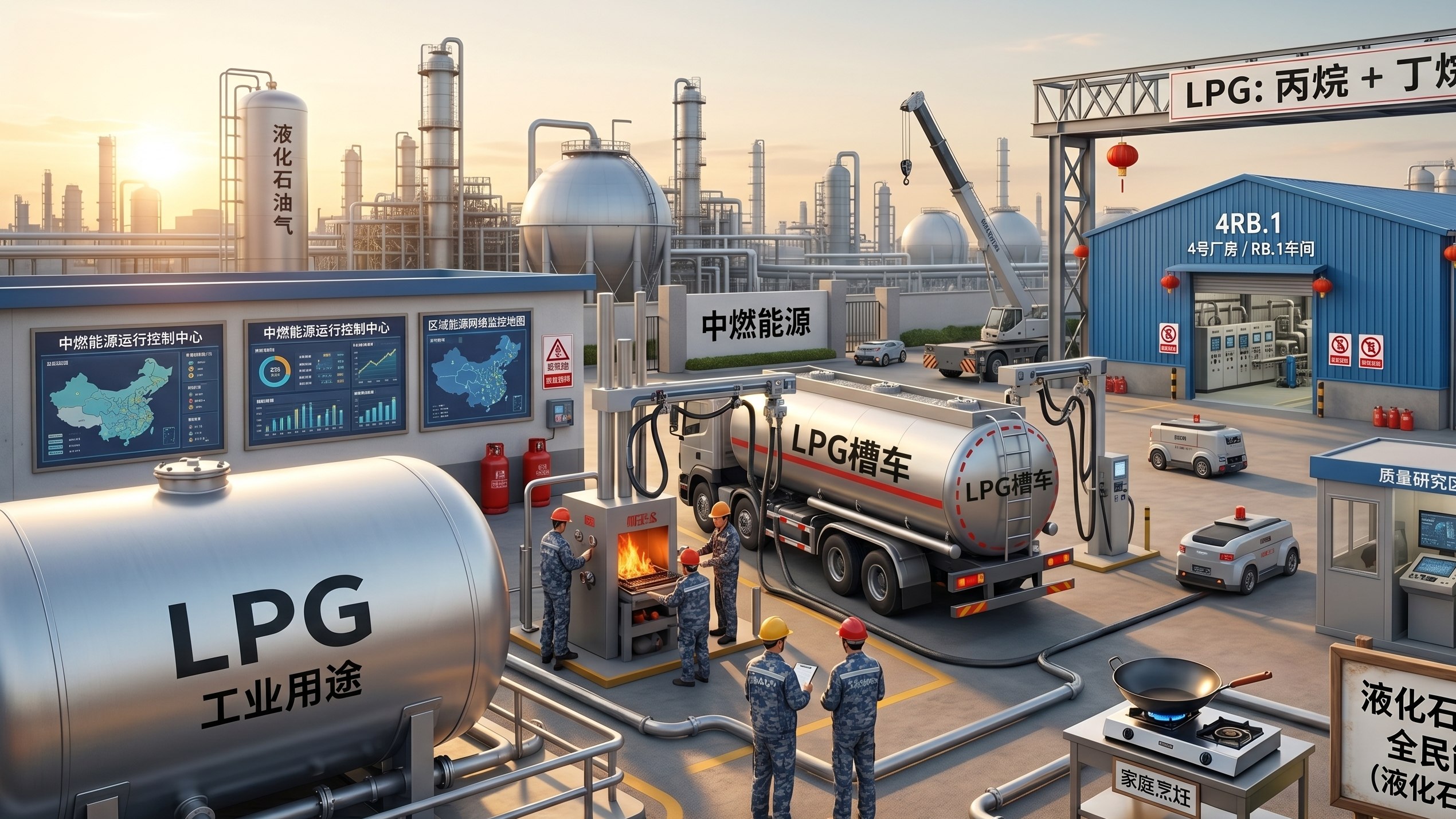 LPG distribution and industrial energy facility